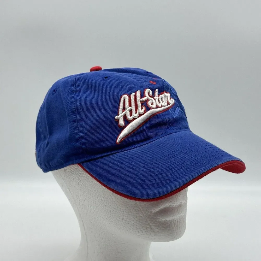 Vintage NBA Basketball Hat Cap Strap Back Blue 2004 All Star Game Los Angeles